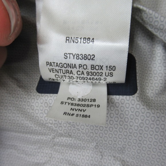 Patagonia Torrentshell Jacket Mens XXL Blue 2.5L Waterproof Full Zip Hood Pack - Picture 10 of 15